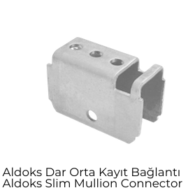 Aldoks Narrow Mullion Connector - Hira Metal Aluminum Connector