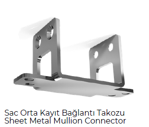 PVC Sheet Metal Mullion Connector - Hira Metal